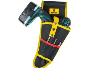 Halfter für Bohrer. 4 Bohrfächer