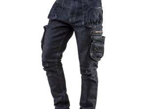 5-Taschen-Arbeitshose DENIM Größe L