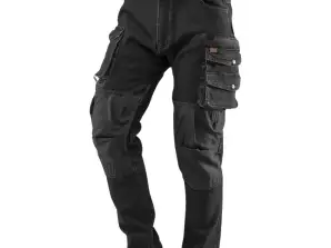 Arbeitsjeans DENIM schwarz Größe S