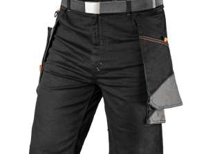 Kürzere Arbeitsshorts HD Slim mit Gürtel Größe M