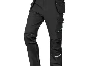 Рабочие брюки Mix&Match. Четырехсторонняя растяжка. с кобурами. Cordura. черные. размер XL