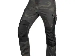 Pantalon de travail Mix&Match. Toile. Renforts en Cordura. Camouflage vert. taille M