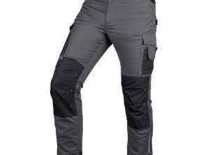 Mix&Match werkbroeken. Canvas. Cordura verstevigingen. grijszwart. Maat XS