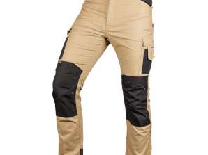 Mix&Match werkbroeken. Canvas. Cordura verstevigingen. beigezwart. Maat XL