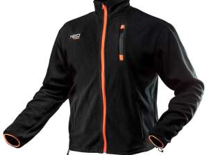 Schwarze Fleecejacke Größe XL/56