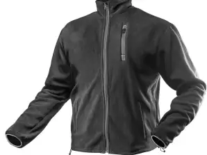 Grafitt fleecegenser størrelse XL