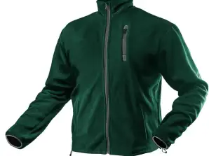 Grønn fleece-genser størrelse XL