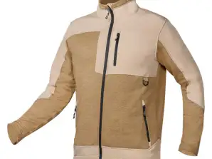 Sudadera softshell al aire libre. Beige. talla S