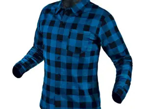 Dunkelblaue Flanellhemd Größe L