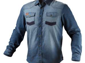 Arbeitshemd DENIM Größe M