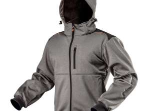 Munkás softshell dzseki levehető kapuccsal S méretben