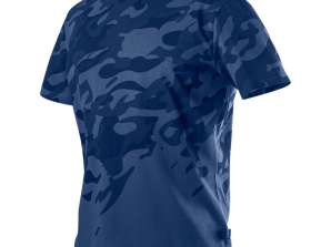 Arbeits-T-Shirt Camo Navy Größe XL