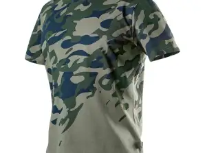 Work T-shirt with CAMO print, size S