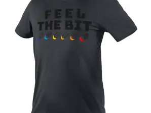 Camiseta con estampado FEEL THE BIT tamaño L