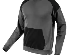 Moletom COMFORT cinza-preto tamanho S