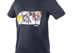Camiseta com estampa. motor. Tamanho XL