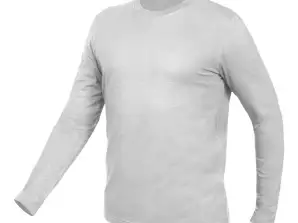 Majica z dolgimi rokavi. siva. velikost XXL