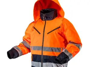 Veste de travail avertissante isolée orange taille XL