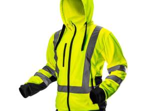 Chaqueta de trabajo de alta visibilidad amarilla tamaño S