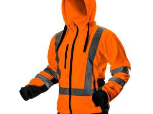 Sudadera de trabajo de alta visibilidad naranja tamaño XXL
