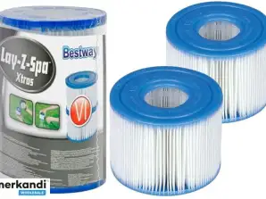 Bestway 60311 Lay Filter Cartridge With Spa 2pcs.