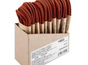 Skolisser til arbeidssko 120cm oransje-svarte