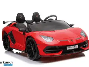 Batteridrevet bil Lamborghini Aventador SX2028 Rød