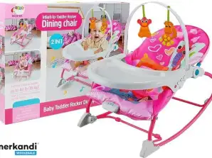 Стол за хранене Rocker Cradle Chair 2 в 1 розов