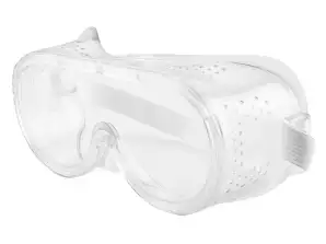 Lunettes de protection. blanches