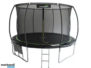 LEAN Sport Max Батут 14 футов Черный и Зеленый