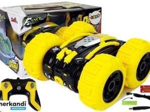 Amphibious Double-Sided Remote Controlled Yellow 1:24