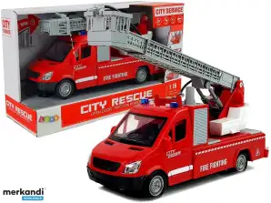 Feuerwehr mit Friction Drive 1:16 Sound mit Wasser