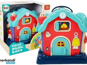 Muzikaal, Schuur, Dieren, Boerderij, Geluiden, Muziek, Roze