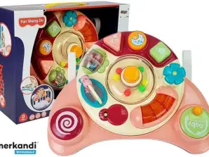 Pannello Interattivo Giocattolo Del Bambino Musica Suoni Degli Animali Rosa