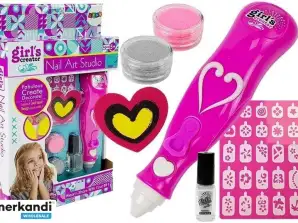 Neglelakksett Glitter Dispenser Mønstre