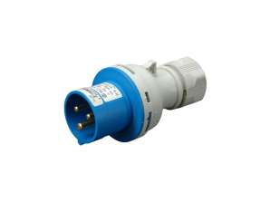 Strømstik 32A/3P. 230VAC. IP44