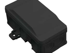 Aufputzdose 90x45 Klick. Schutzart IP54. Schwarz