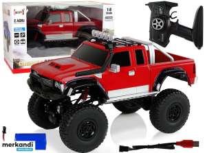 Auto Off Road R/C 2.4G Climbing Car 1/8 Red 4x4