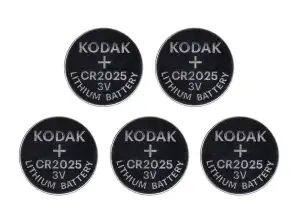 Batterie Kodak Max Lithium CR2025. 5 Stück.