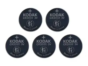 Batteri Kodak Max litium CR2032. 5 stk.