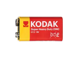 Batteri Kodax Zinc Super Heavy Duty 9V R9. 1 stk. folie