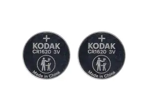 Batteri Kodak Max litium CR1620. 2 stk.