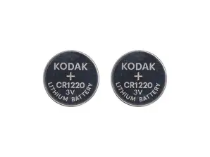 Batteri Kodak Max lithium CR1220. 2 stk.