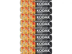 Batteri Kodak XTRALIFE Alkaline AA LR6. 60 stk.