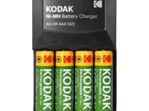 Ladegerät Kodak K620. 4xAA oder AAA 4 Stück AA Akkus 2100mAh