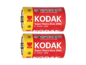 Batteri Kodak ZINC Super Heavy Duty D LR20. 2 stk.