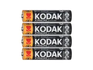 Batteri Kodak XTRALIFE Alkalisk AAA LR03. 4 stk.