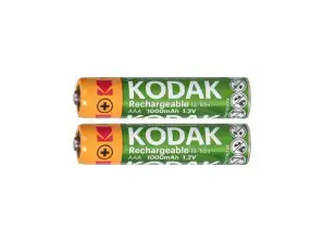 Kodak Ni MH AAA Rechargeable Batteries 1000mAh. 2 pcs.