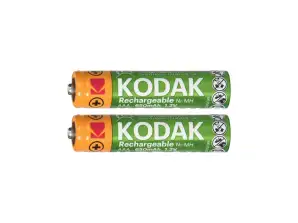 Kodak Ni MH AAA 650mAh Rechargeable Batteries. 2 pcs.