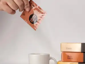 SIRUP KAPKY PŘÍRODNÍ AROMA SÁČKY ČOKOLÁDOVÁ PŘÍCHUŤ MONODÓZA - BOX: 500 UDS (8 ml/sáček)